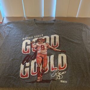 Gray NFLPA Robbie Gould Good As Gould Tshirt